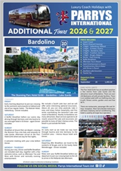 Additional Tours 2026 Booklet