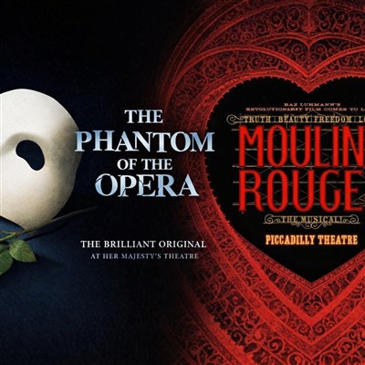 London 2 Shows - Phantom and Moulin Rouge 2027