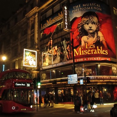 London Theatre - Les Miserables or Come Alive 2026